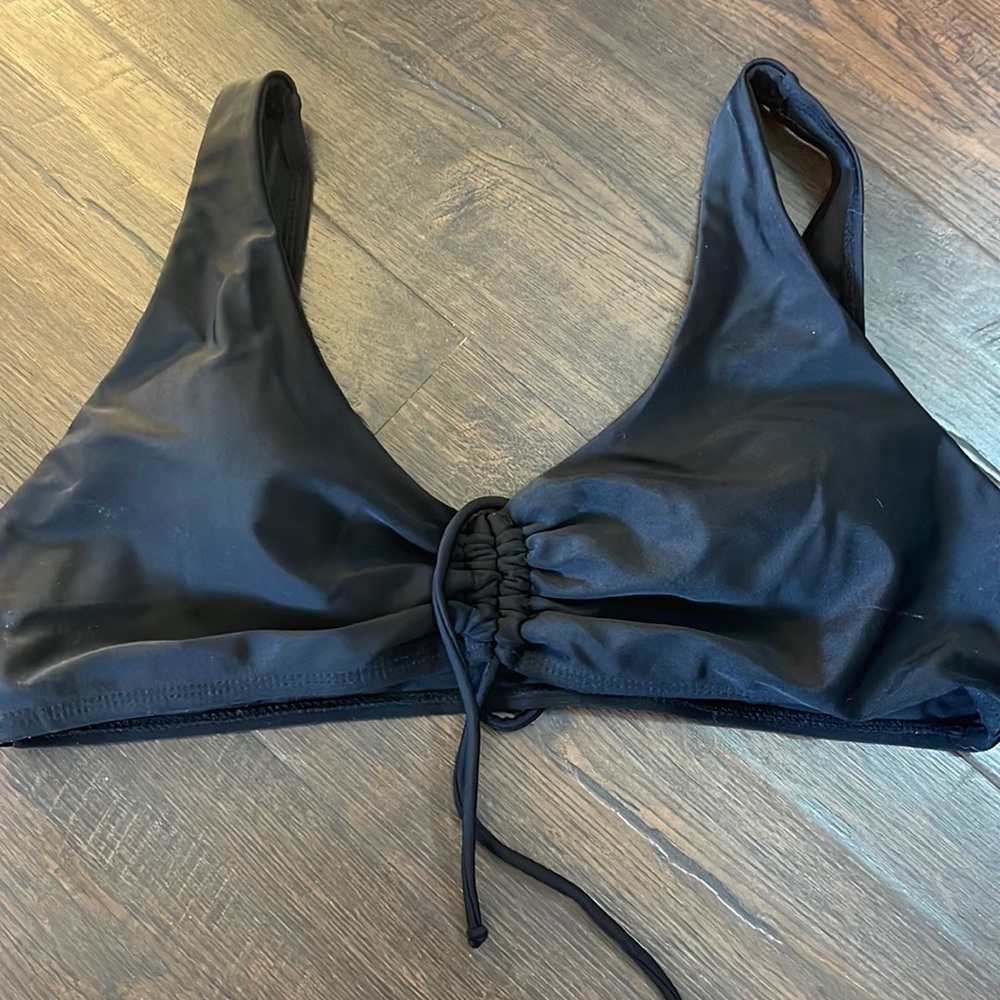 Black swim top